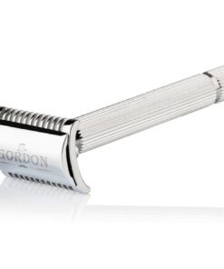 GORDON RASOIO DA BARBA IN OTTONE CROMATO D412.jpg