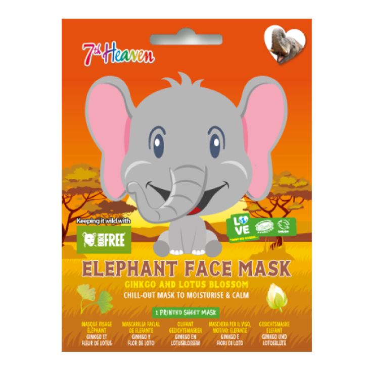 7TH HAVEN MASCHERA VISO ELEFANTE ELEPHANT FACE MASK.jpg