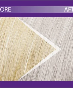 PRIMA E DOPO L'UTILIZZO DI ALFAPARF MILANO PLEX REBUILDER KIT COLOR YELLOW REMOVER.webp
