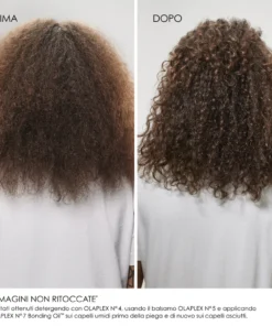 PRIMA E DOPO L'UTILIZZO DI OLAPLEX N. 7 SU CAPELLI  RICCI.webp