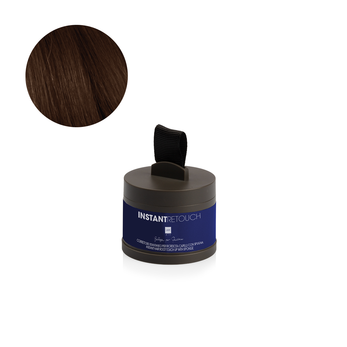 LABOR PRO H643 - INSTANT RETOUCH ombretto per la ricrescita dei capelli - colore castano c