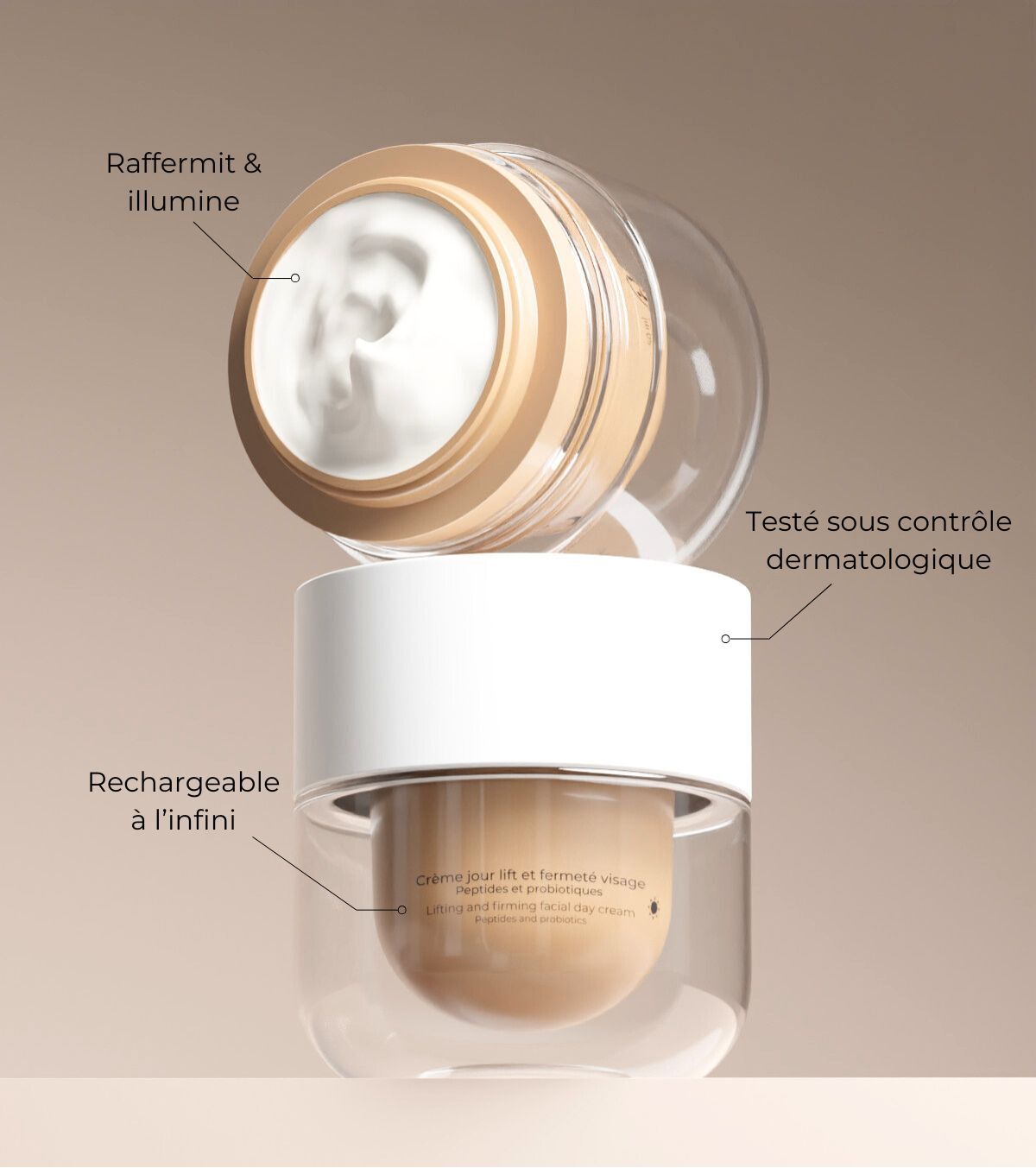 PEGGY SAGE BEAUTY EXPERT FACE IDEALIFT crema giorno lifting e rassodante - peptidi e probi