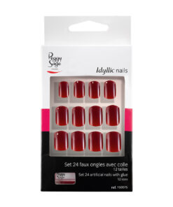 PEGGY SAGE Kit di 24 unghie finte Idyllic nails - rosso .jpg