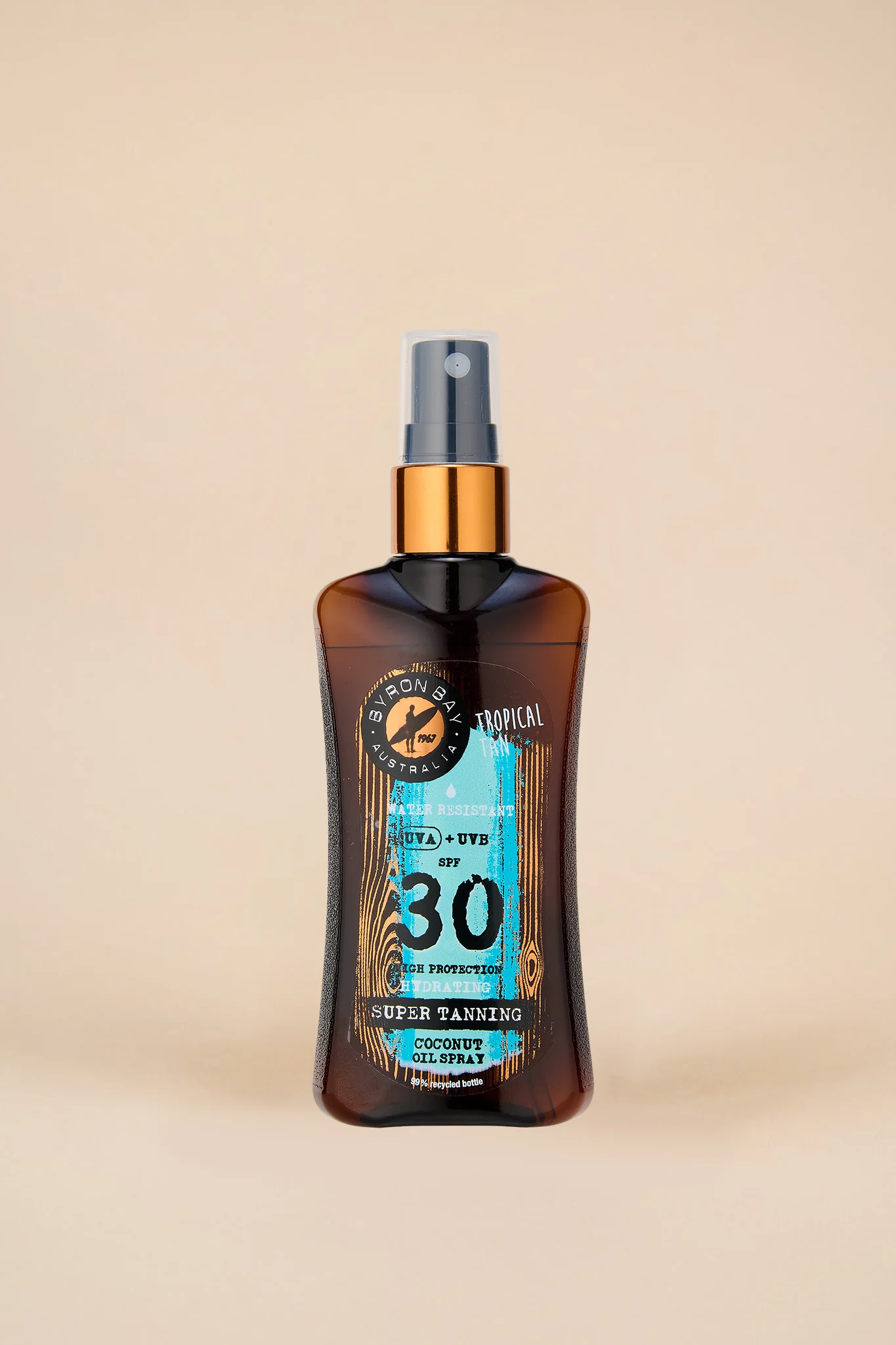 Byron Bay Super Tanning Oil SPF 30 formato da viaggi.webp