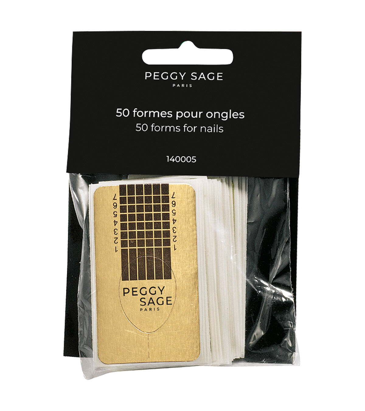 PEGGY SAGE Forme Adesive per Ricostruzione Unghie 50pz - 500pz - immagine 2