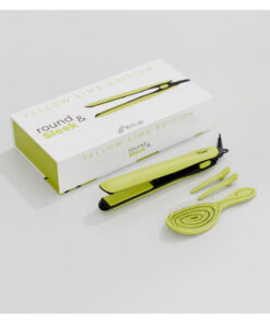 MELCAP_PIASTRA_ROUND_SLEEK_KIT_SPAZZOLA_FERMAGLI_CAPELLI_PROFESSIONALE_VERDE.jpg