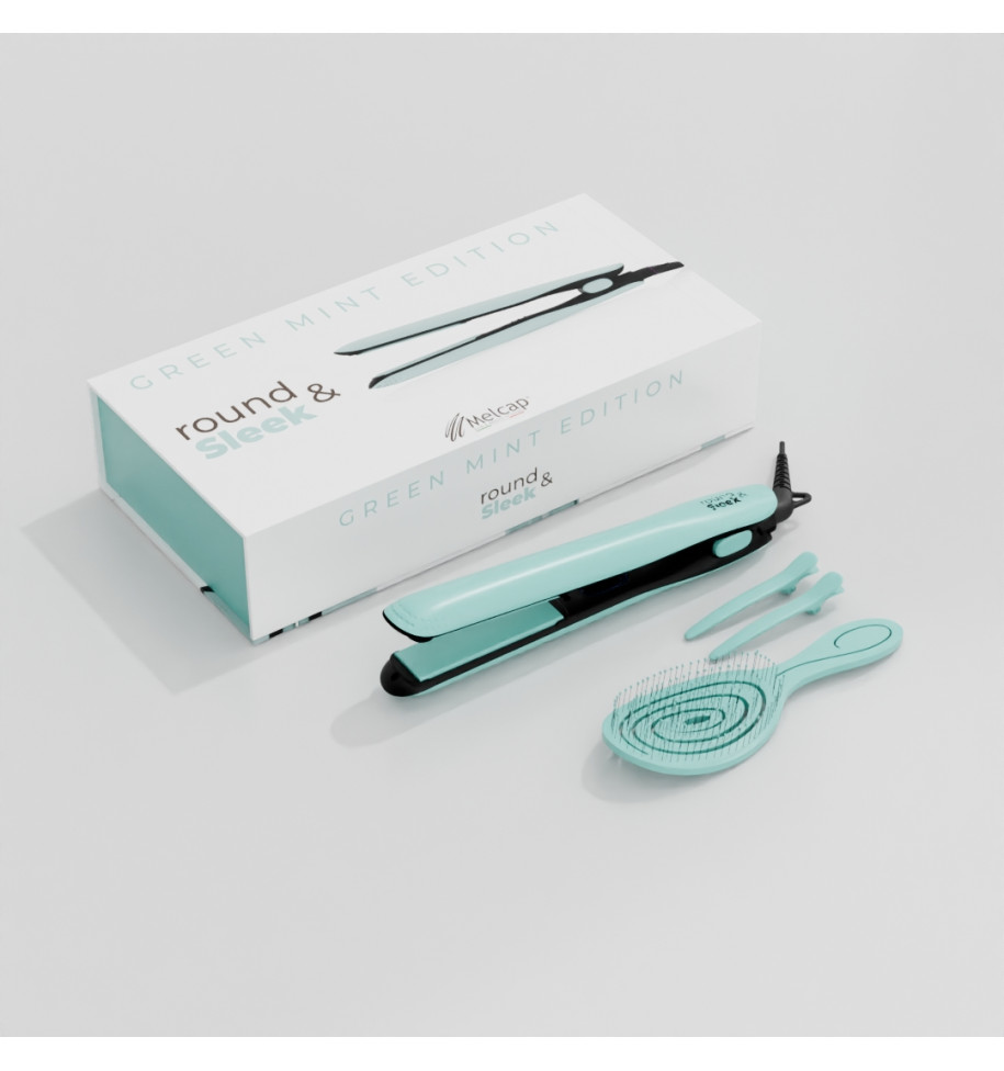 Piastra_melcap_professionale_ceramica_riscaldamento_veloce_GREEN_MINT_EDITION_LUXURY_BOX_i